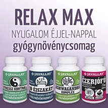 RELAX MAX gyógynövénycsomag JAVALLAT és UltraFine termékekből összeállítva