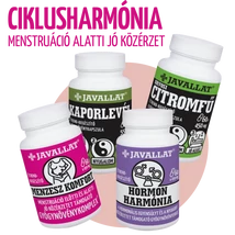 CIKLUSHARMÓNIA gyógynövénycsomag JAVALLAT termékekből összeállítva.
