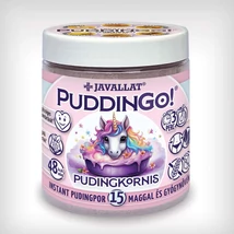 PuddinGo!® Pudingkornis - erdei gyümölcs ízű instant pudingpor 15 maggal és gyógynövénnyel