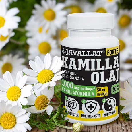 Javallat Forte kamilla olaj étrend-kiegészítő gyógynövénykapszula