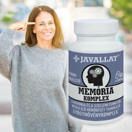 JAVALLAT® MEMÓRIA KOMPLEX - étrend-kiegészítő gyógynövénykapszula
