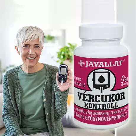 JAVALLAT® - VÉRCUKOR KONTROLL - étrend-kiegészítő gyógynövénykapszula