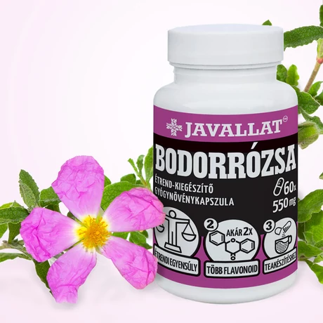 JAVALLAT® BODORRÓZSA - étrend-kiegészítő gyógynövénykapszula