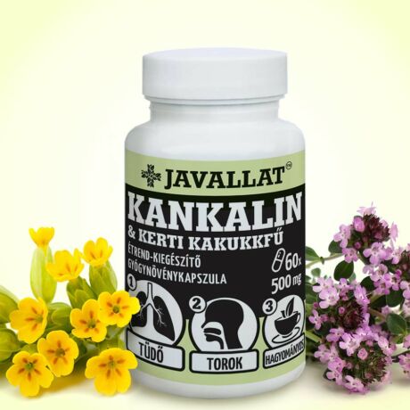 JAVALLAT® KANKALIN &amp; KERTI KAKUKKFŰ étrend-kiegészítő gyógynövénykapszula