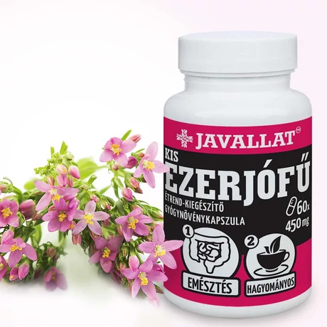 JAVALLAT® KIS EZERJÓFŰ étrend-kiegészítő gyógynövénykapszula
