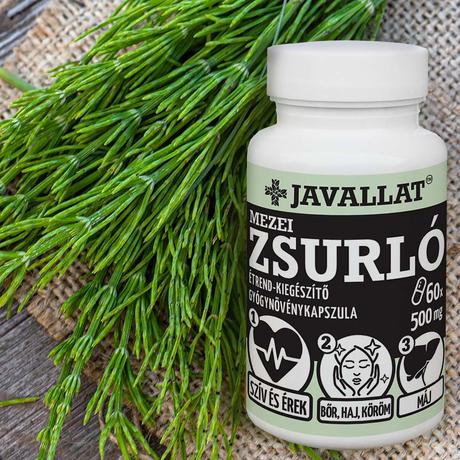 JAVALLAT® MEZEI ZSURLÓ étrend-kiegészítő gyógynövénykapszula