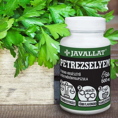 JAVALLAT® PETREZSELYEM étrend-kiegészítő gyógynövénykapszula