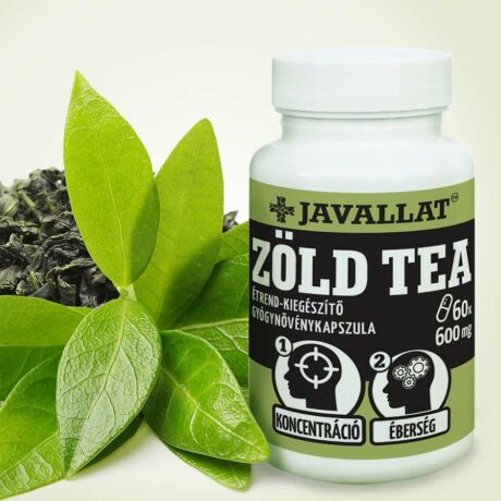 JAVALLAT® ZÖLD TEA étrend-kiegészítő gyógynövénykapszula