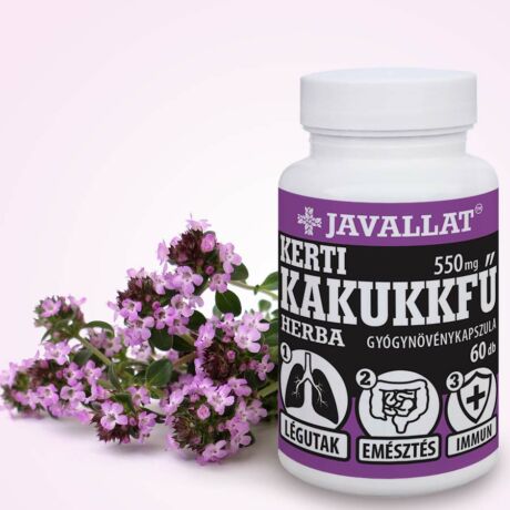 JAVALLAT® Kerti kakukkfű herba kapszula - SonicFine® gyógynövényporból