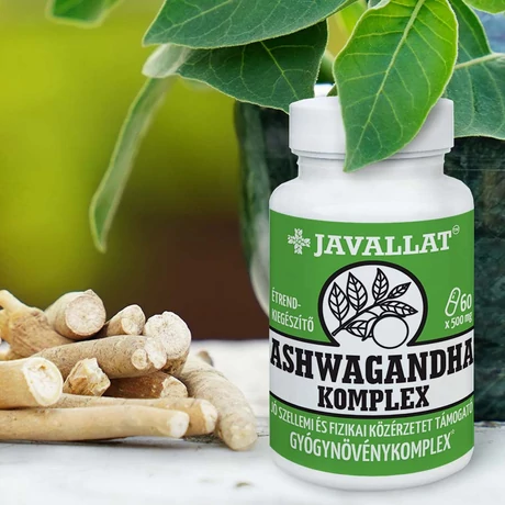 JAVALLAT® ASHWAGANDHA KOMPLEX - étrend-kiegészítő gyógynövénykapszula JAVALLAT® ASHWAGANDHA KOMPLEX - étrend-kiegészítő gyógynövénykapszula