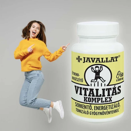 JAVALLAT® - VITALITÁS KOMPLEX - étrend-kiegészítő gyógynövénykapszula