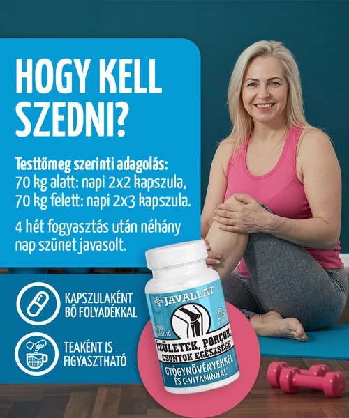 JAVALLAT® Ízületek, porcok, csontok egészsége